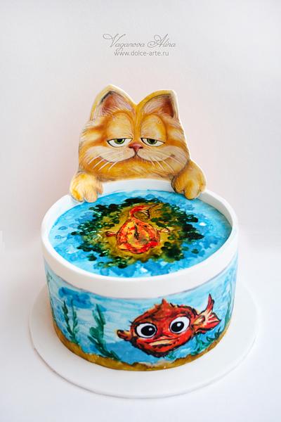 Garfield cake - Cake by Alina Vaganova