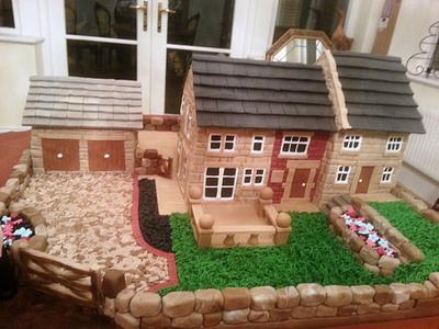 Farmhouse - Cake by kerry ibbotson-devine