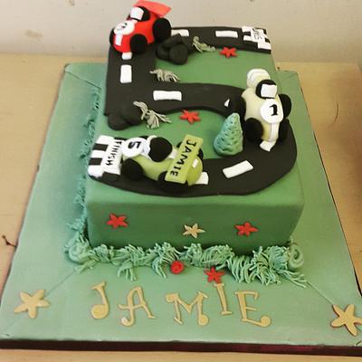 Racetrack cake - Cake by Shollybakes