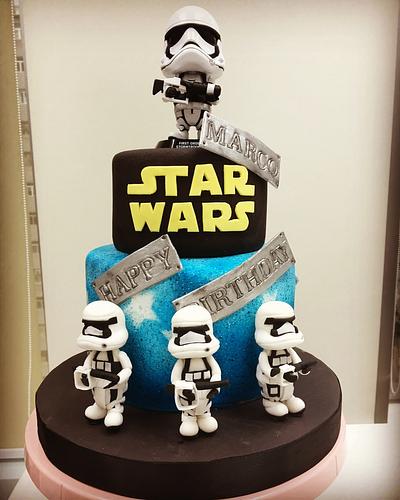 Star War Cake - Cake by Grazie cake and sugarcraft studio