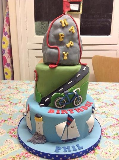 60th birthday cake - Cake by Emma Harrison