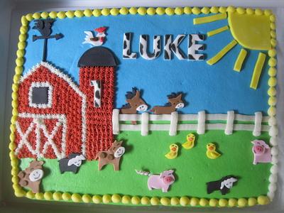 Barnyard Birthday - Cake by Renee Daly