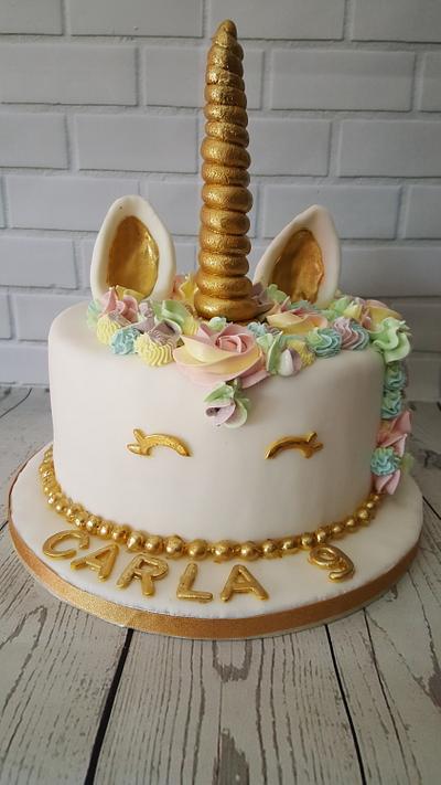 Unicorn cake - Cake by Bakmuts en zo