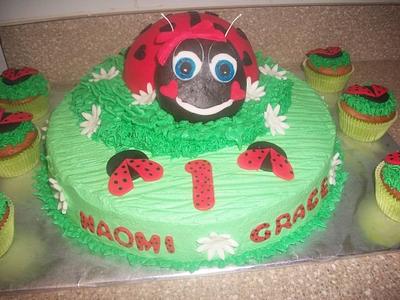 Ladybug Birthday Cake - Cake by caymancake