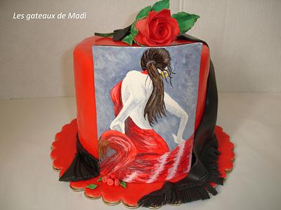 Flamenco  - Cake by ginaraicu