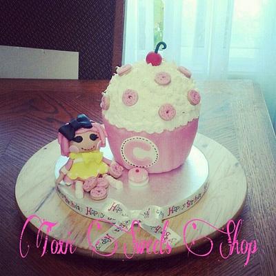 LaLa Giant Cupcake - Cake by Joyce Marcellus