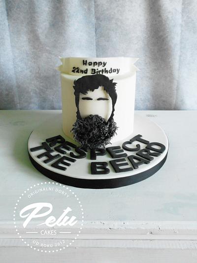 Respect the beard - Cake by Petra Krátká (Petu Cakes)
