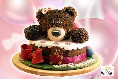 bear birthday cake - Cake by Aurelia'sTartArt