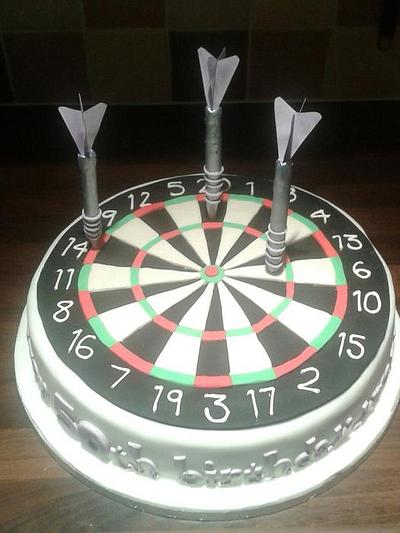 Dart Board - Cake by Lou Lou's Cakes