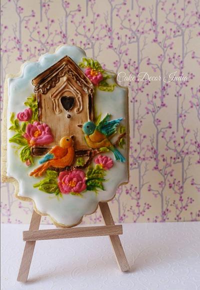 Birdhouse Cookie - Cake by Prachi Dhabaldeb