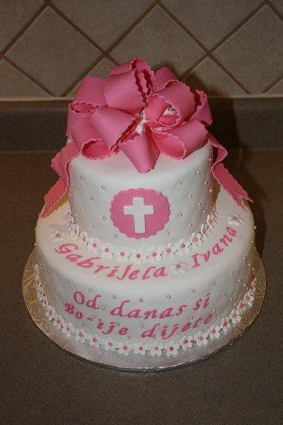 Christening Cake - Cake by BoutiqueBaker