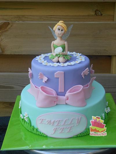 Tinkerbell cake - Cake by Liliana Vega