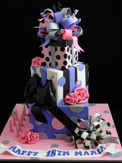 Boxes and Bows - Cake by Eleanor Heaphy