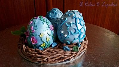 Eggciting eggs - Cake by Alfred (A. Cakes & Cupcakes)