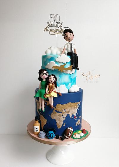 50 Years of Awesomeness - Cake by Lulu Goh