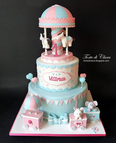 Carousel cake - Cake by Clara