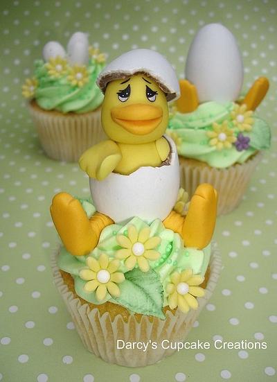 Easter Chicken Cupcakes - Cake by DarcysCupcakes