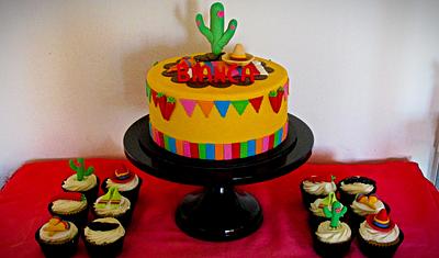 Mexican 21st - Cake by Cakes and Cupcakes by Anita