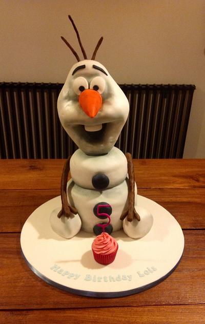 Olaf Cake - Cake by Cakes Honor Plate