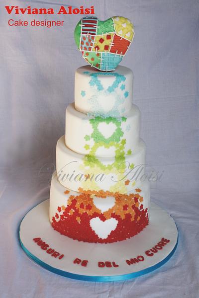 Heart cake - Cake by Viviana Aloisi