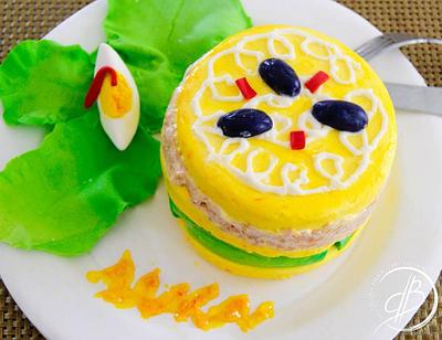 Causa limeña cake food challenge - Cake by Desirée Brahim