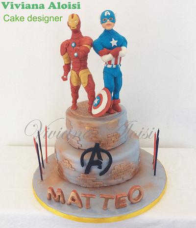 Super heroes cake - Cake by Viviana Aloisi