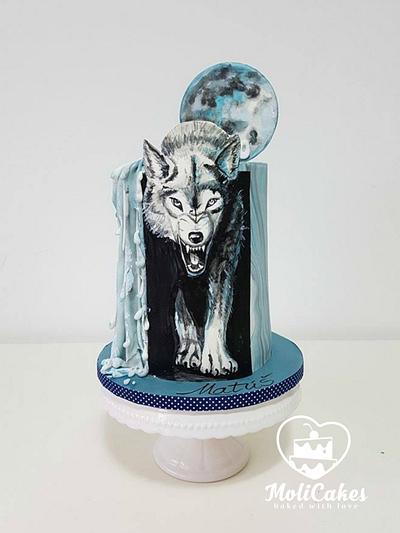 Wolf  - Cake by MOLI Cakes