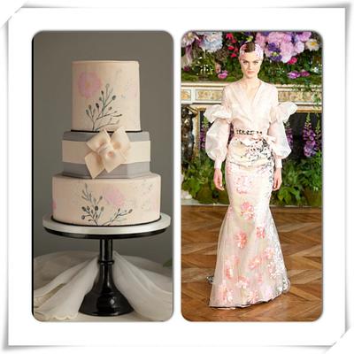Fashion Inspired-Alexis Mabille - Cake by sweetonyou