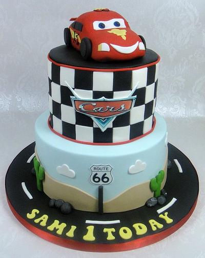 Cars - Lightening McQueen Birthday Cake - Cake by Ceri Badham