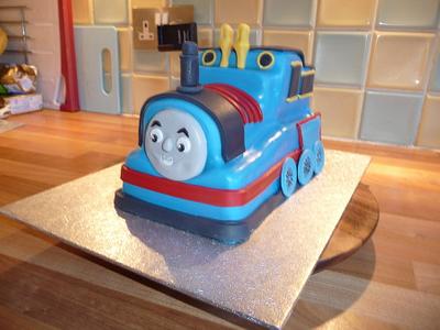 The one and only Thomas the tank engine - Cake by Sarah McCool