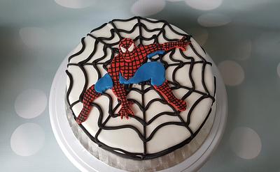 Spiderman cake. - Cake by Pluympjescake