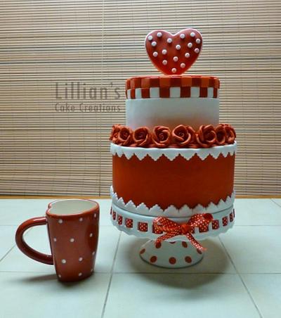 Valentine Love - Cake by Lilly09