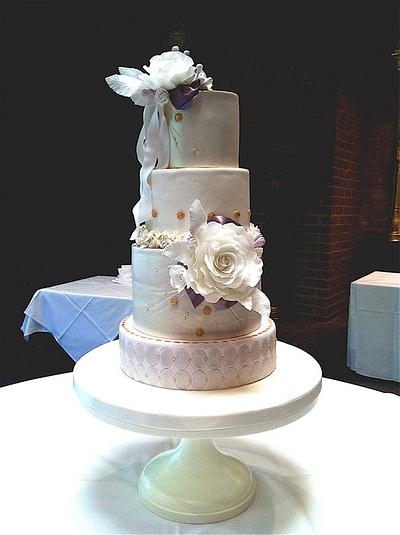wedding cake - Cake by Kathy's Little Cakery