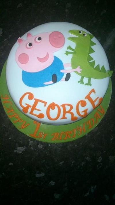 George pig :) - Cake by nannyscakes
