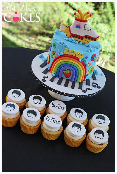 Beatles Themed Baby Shower! - Cake by Hot Mama's Cakes