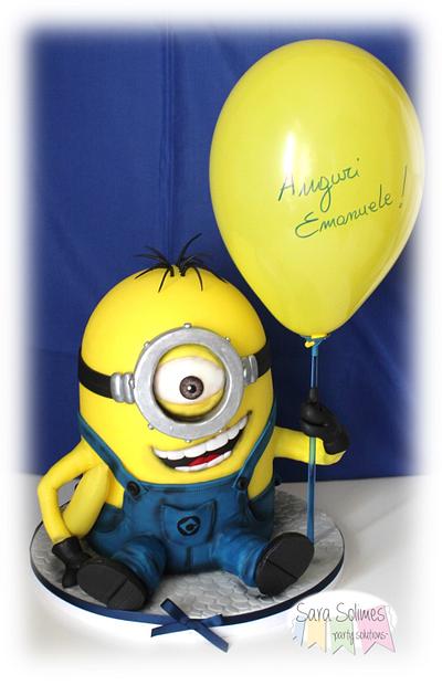 Minion cake for my Emanuele - Cake by Sara Solimes Party solutions