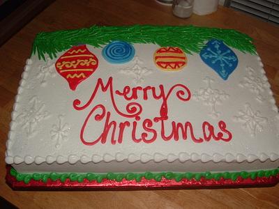 Merry Christmas - Cake by Jennifer C.