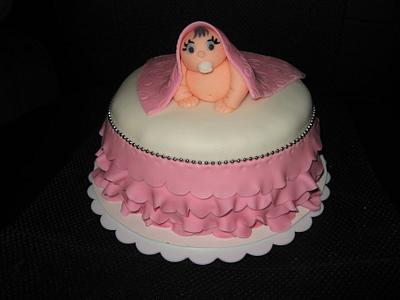 It's  a girl :) - Cake by rosiecake