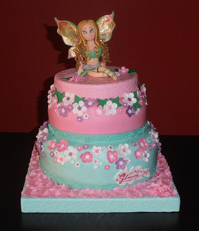 WINX.......FLORA - Cake by gina Mengarelli 