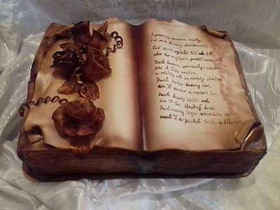 Book cake - Cake by Szuzanas