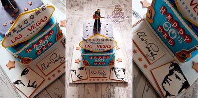 Elvis Presley in Las Vegas  - Cake by Kalina