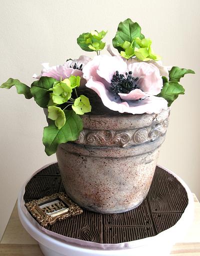 flower pot - Cake by Delice