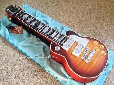 1959 Gibson Les Paul - Cake by Blossom Dream Cakes - Angela Morris