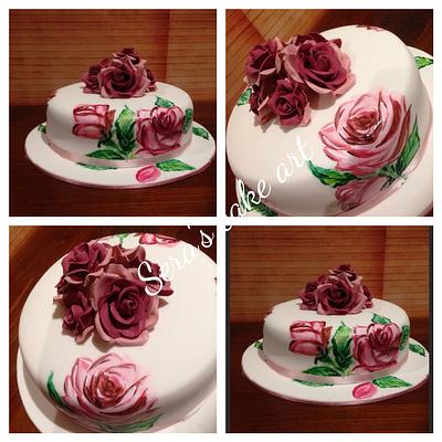 Hand Painted cake - Cake by Sera
