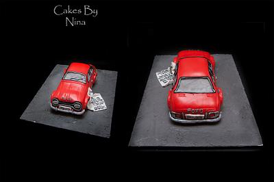 Blast from the Past Ford Escort - Cake by Cakes by Nina Camberley