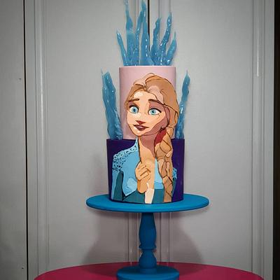 Frozen Elsa - Cake by Tuba Fırat