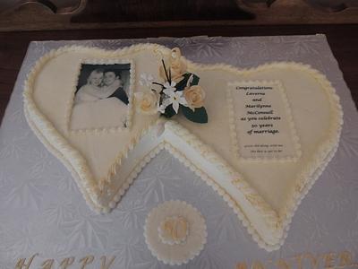 50th anniversary  - Cake by Brenda49