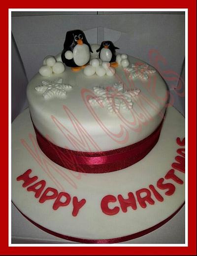 Winter play time  - Cake by K&M Cakes
