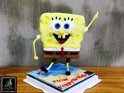 SpongeBob defying cake - Cake by jimmyosaka