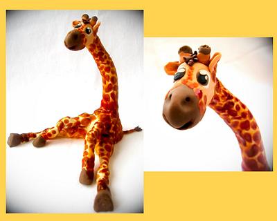 Giraffe topper - Cake by Crisan Monica/Mimi Cake Figurines